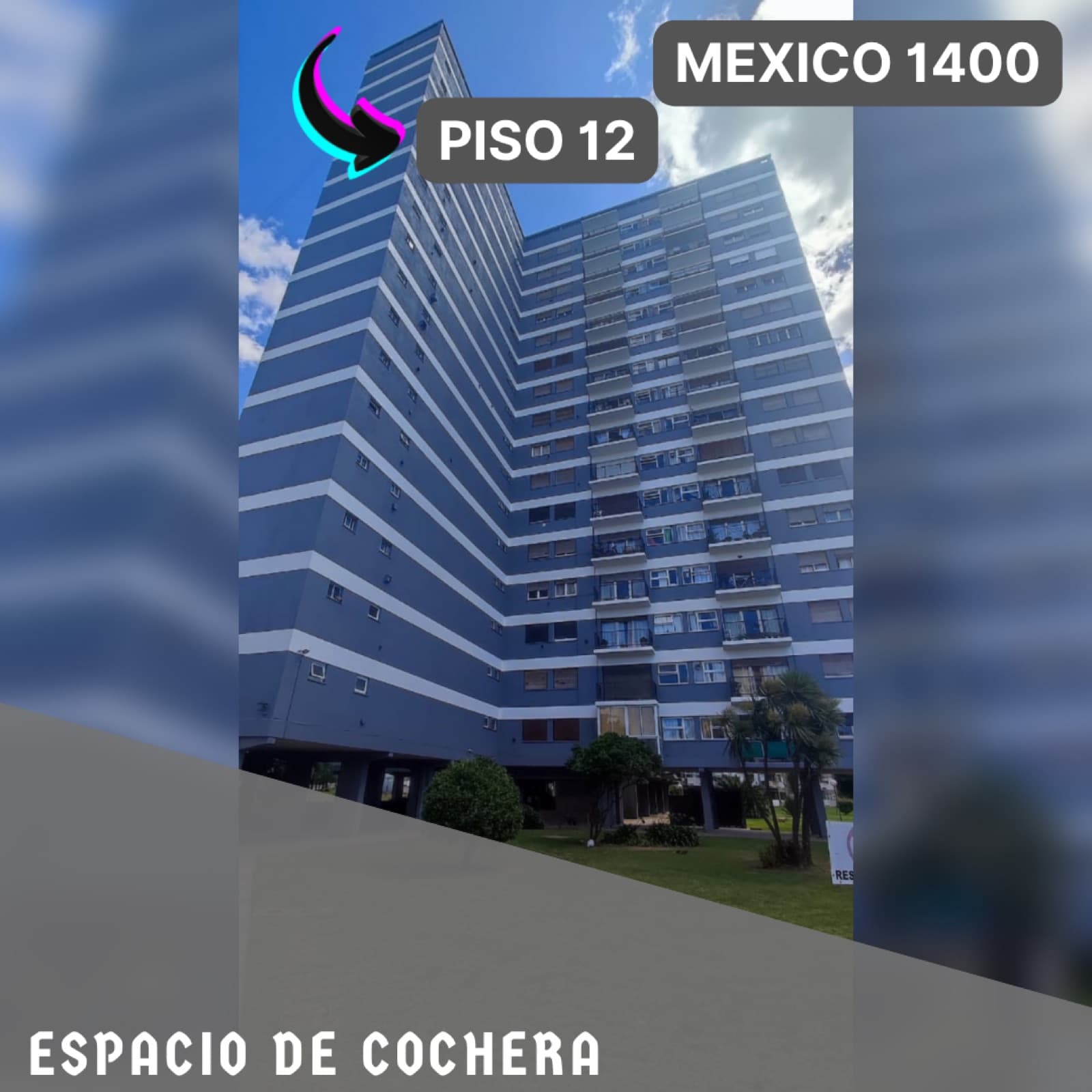 Departamento 3 Ambientes vista panorámica con cochera en barrio Sarmiento - Imagen 2